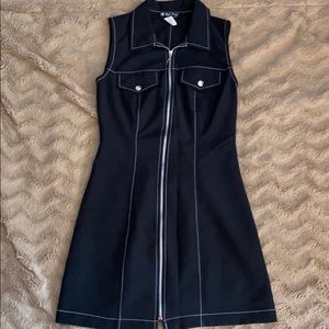 Black Zip Up Dress 🖤